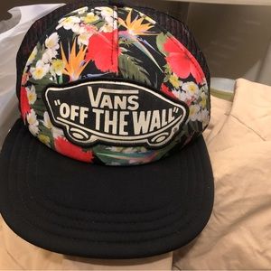 Vans off the Wall vintage floral skater hat